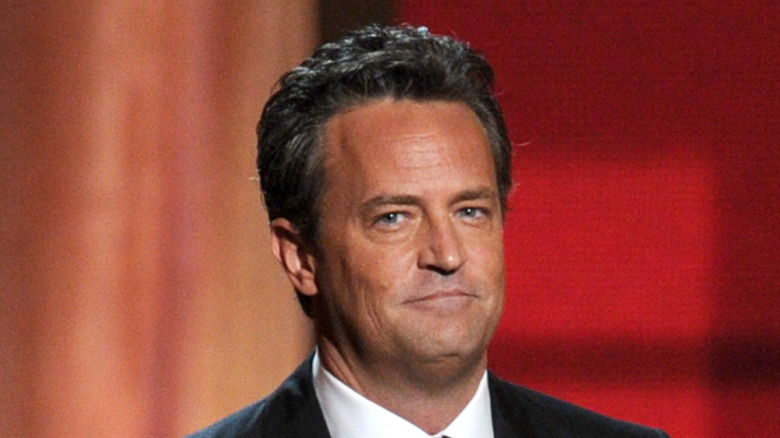 Matthew Perry on stage