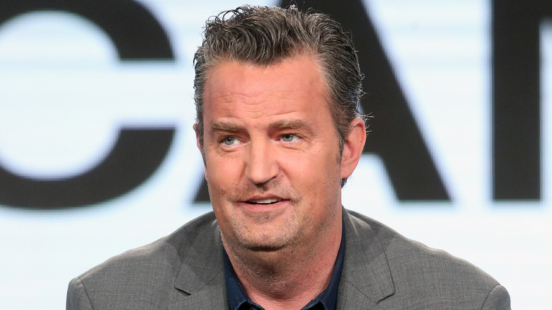 Matthew Perry, speaking