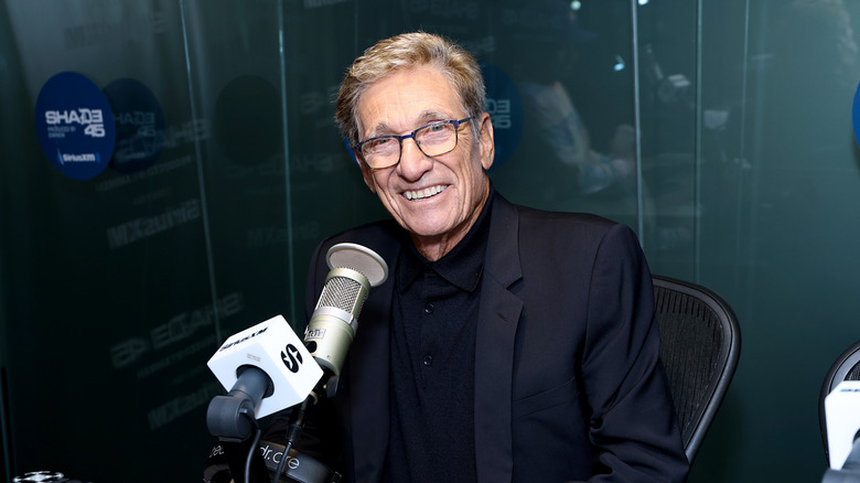 Maury Povich at the SiriusXM studio in April 2025