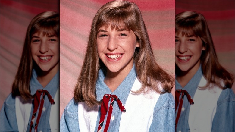 Mayim Bialik posing for portrait