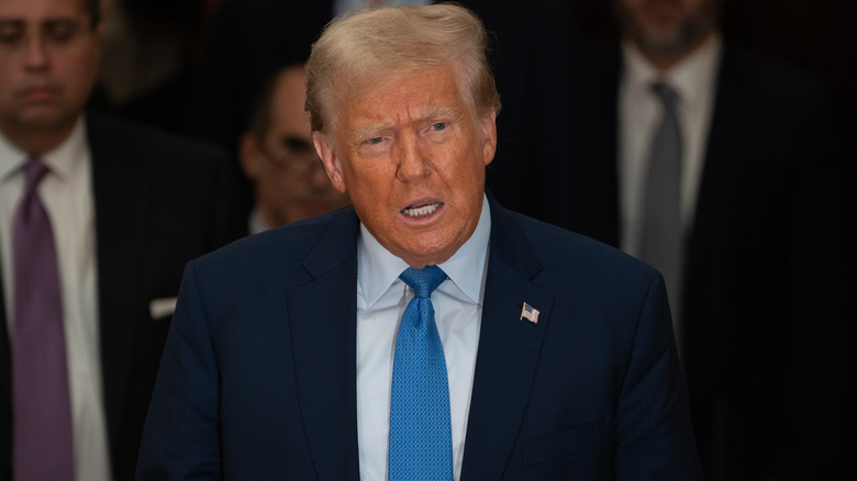 Donald Trump speaking