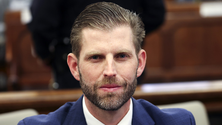 Eric Trump attending trial