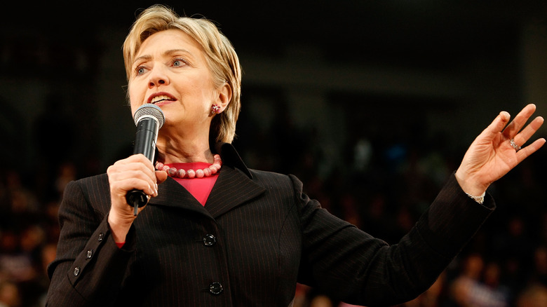 Hilary Clinton speaking