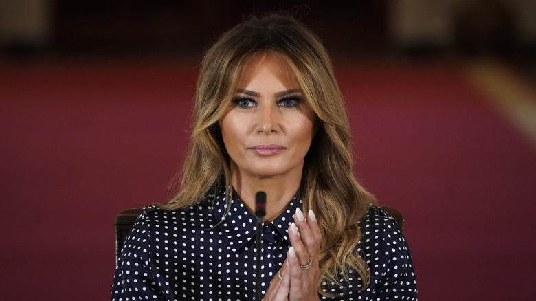 Melania Trump clapping