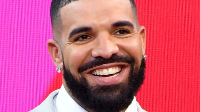 Drake smiling