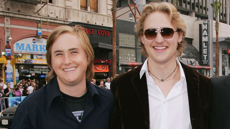 Boston and Wyatt Russell in 2006