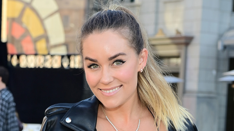 Lauren Conrad smiles at the camera