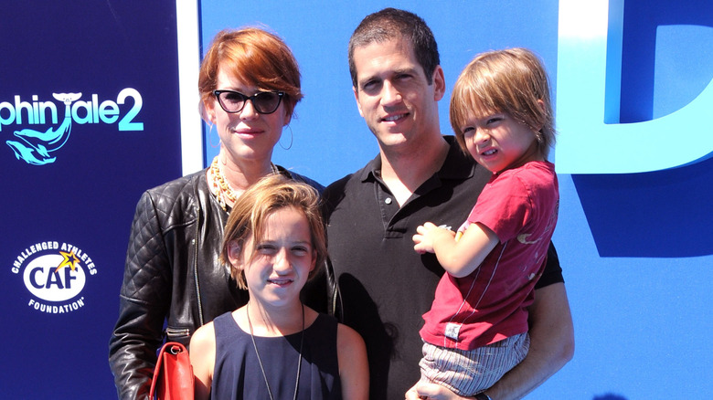 Mathilda Gianopoulos and family at Dolphin Tale 2 premiere
