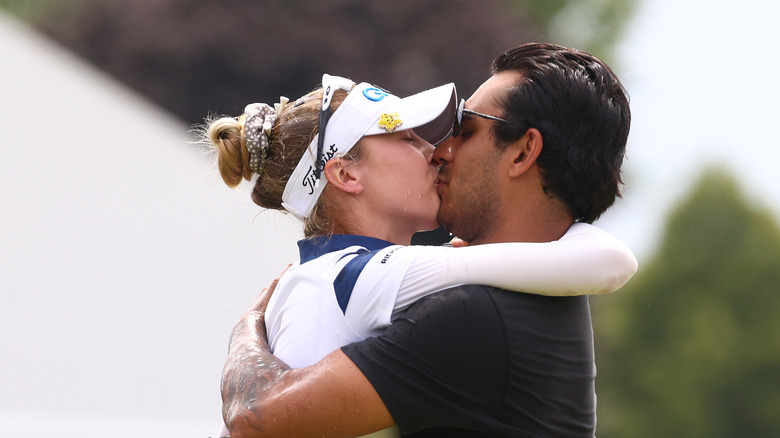 Nelly Korda and Andreas Athanasiou