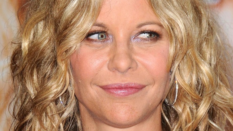 Meg Ryan gazing to side