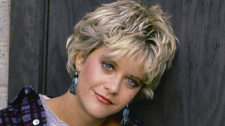 Meg Ryan tilting her head