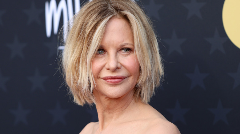 Meg Ryan looking left red carpet