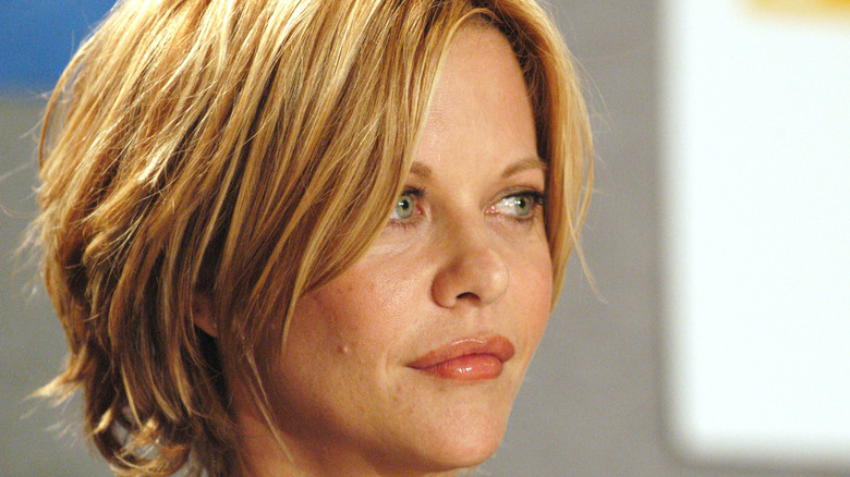 Meg Ryan looking serious interview