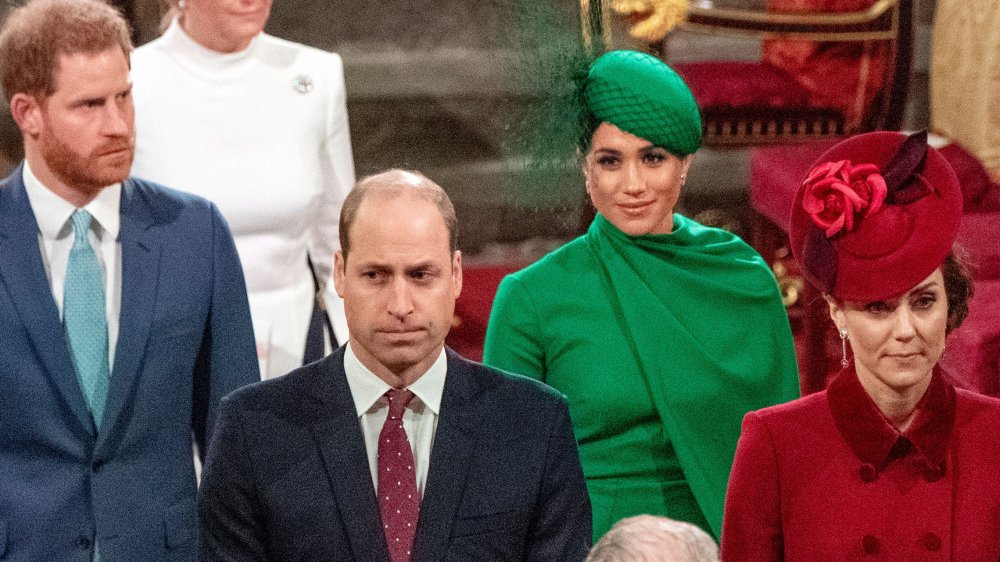 Prince Harry, Prince William, Meghan Markle, and Kate Middleton