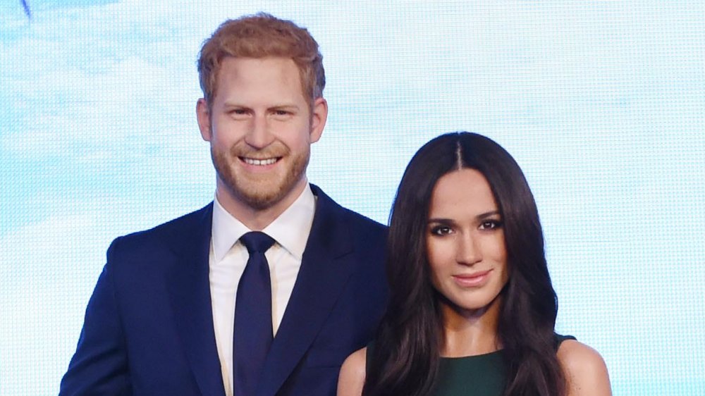 Prince Harry wax figure, Meghan Markle wax figure