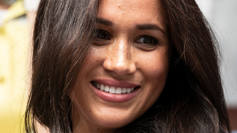 Meghan Markle smiling