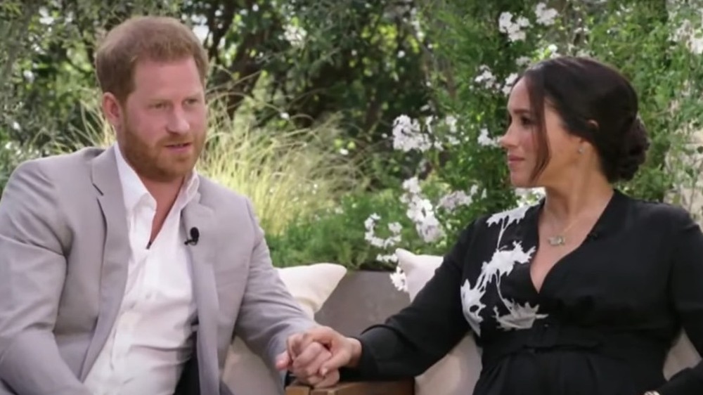 Prince Harry and Meghan Markle in CBS interview