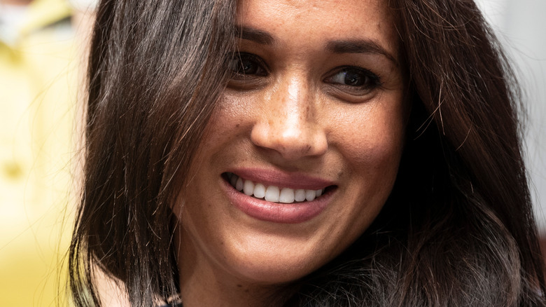 Meghan Markle smiling