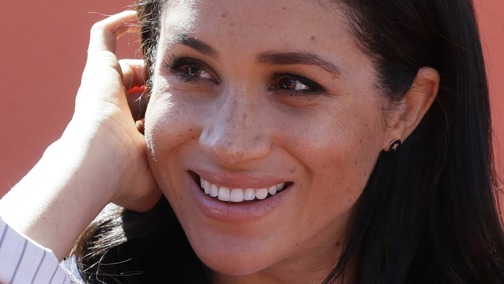 Meghan Markle smiling