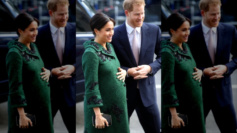 Meghan Markle and Prince Harry smiling