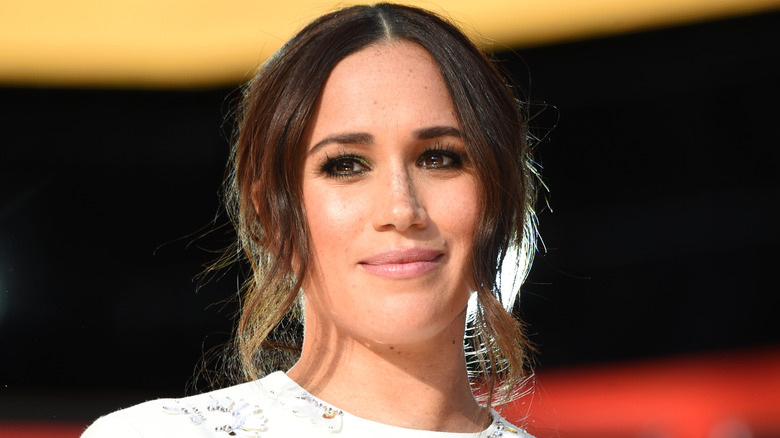Meghan Markle posing at a 2021 event