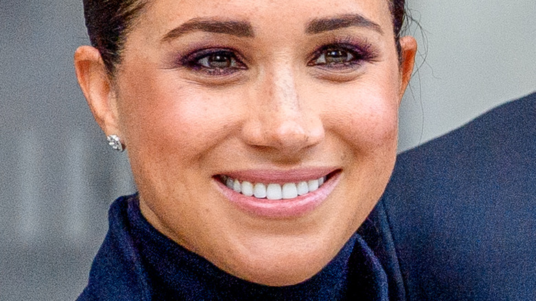 Meghan Markle smiling in 2021