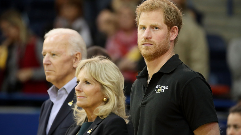 Joe Biden Jill Biden and Prince Harry