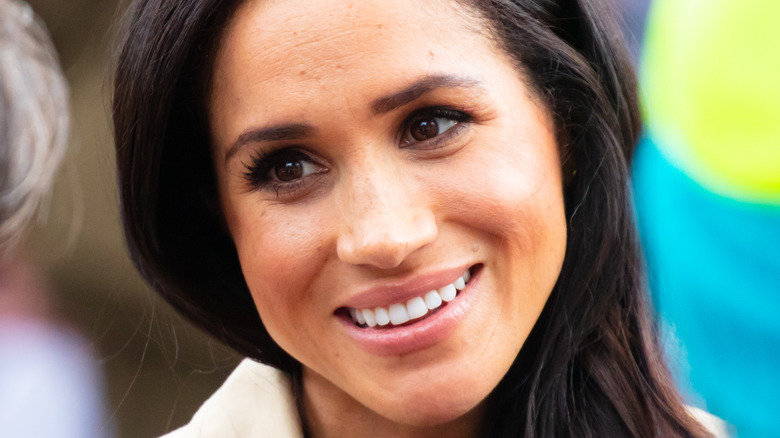 Meghan Markle smiling