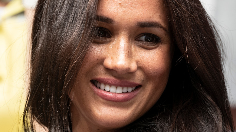 Meghan Markle smiling