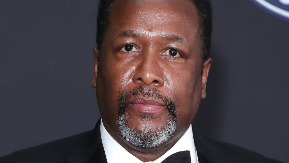 Wendell Pierce staring