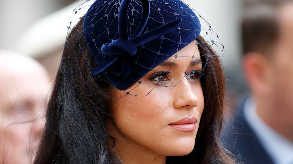 Meghan Markle wearing a hat