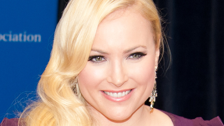 Meghan McCain smiles for the camera