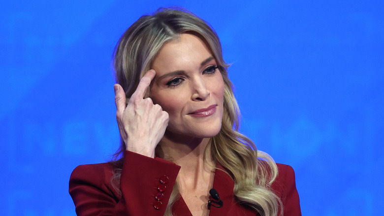 Megyn Kelly taking the stage ahead of the NewsNation Presidential Primary Debate at the University of Alabama Moody Music Hall