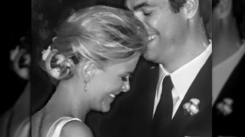 Megyn Kelly and husband Douglas Brunt smile at their wedding