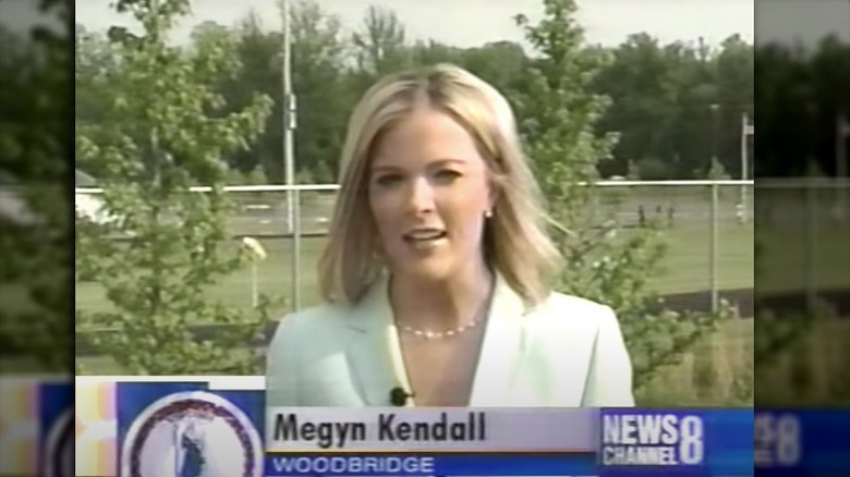Megyn Kelly on-screen as local reporter
