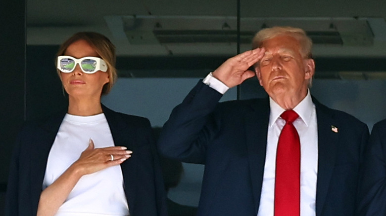 Melania and Donald Trump at the FIFA Club World Cup
