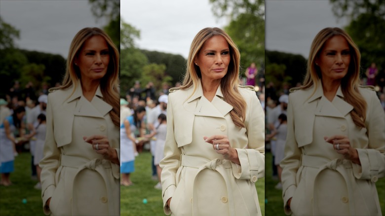Melania Trump celebrates Easter