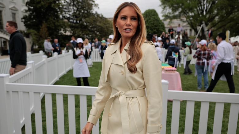 Melania Trump easter egg roll 2025