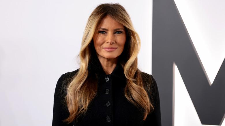 Melania Trump posing