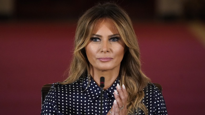 Melania Trump clapping