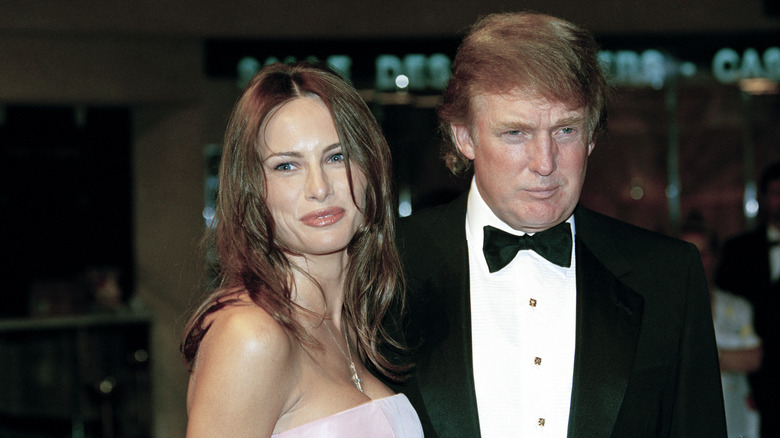 Melania Trump, Donald Trump posing