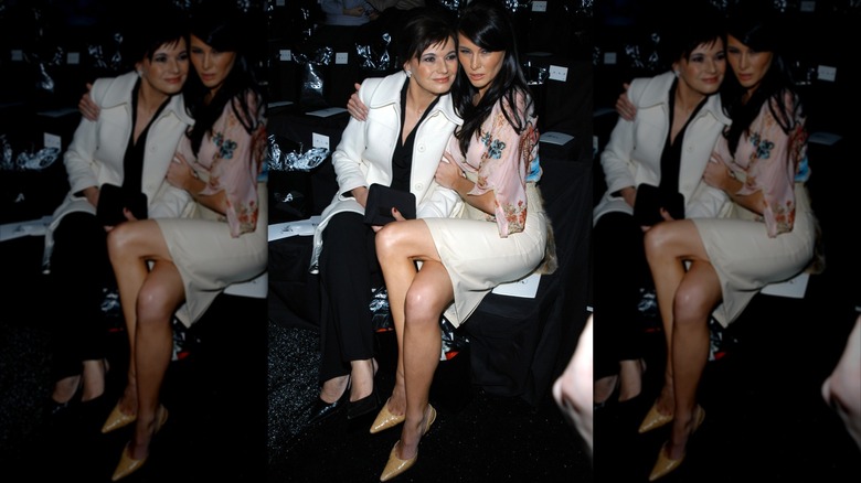 Melania Trump attends Zac Posen show front row