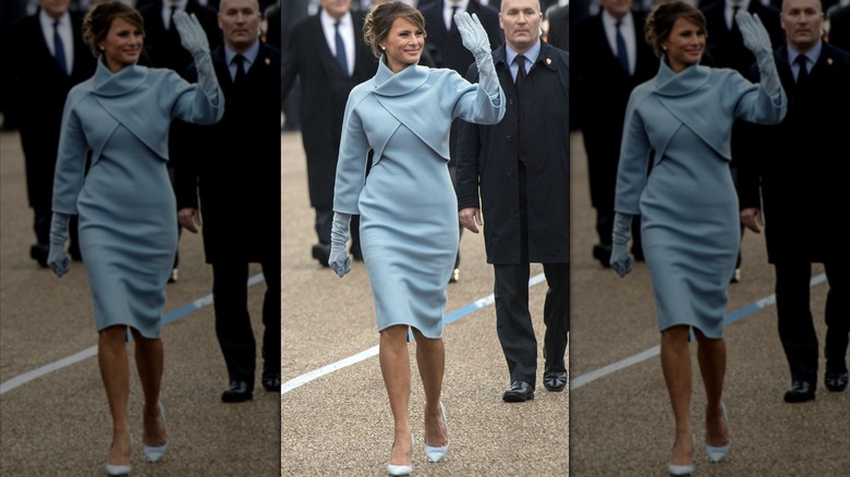 Melania Trump Ralph Lauren Inauguration day dress 2017