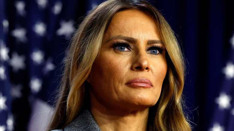 Melania Trump during the 2024 election night