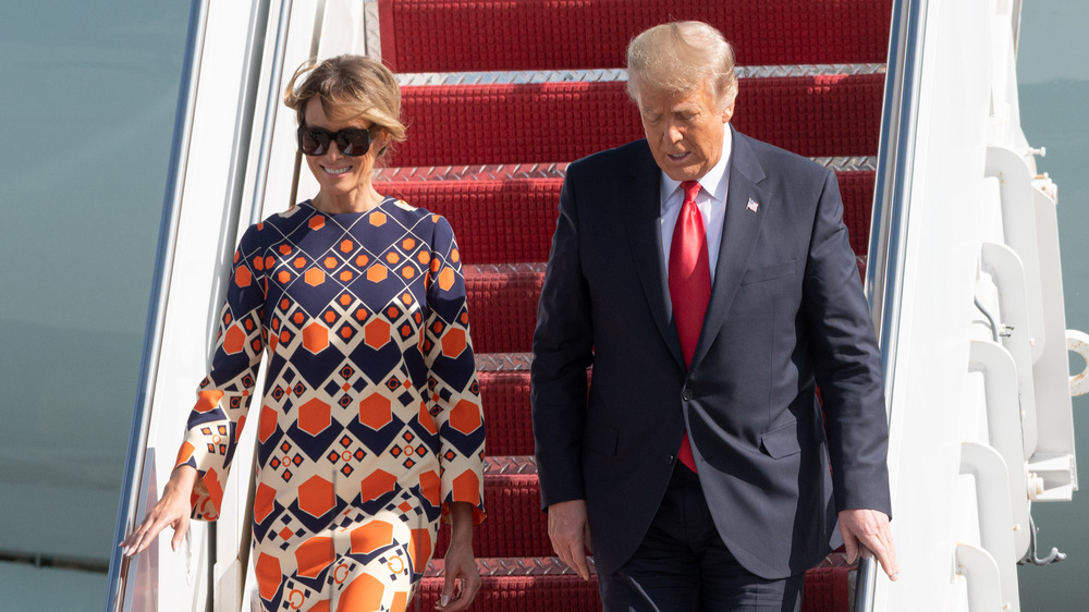 Melania Trump's Actions After Landing In Florida Is Turning Heads