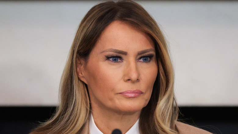 Melania Trump attends a roundtable discussion about AI in Washington, DC (2025)