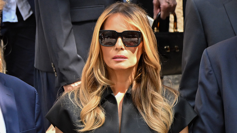 Melania Trump, pouting