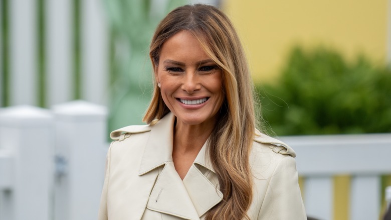 Melania Trump smiling