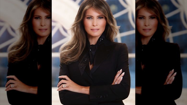 Melania Trump's official White House portrait