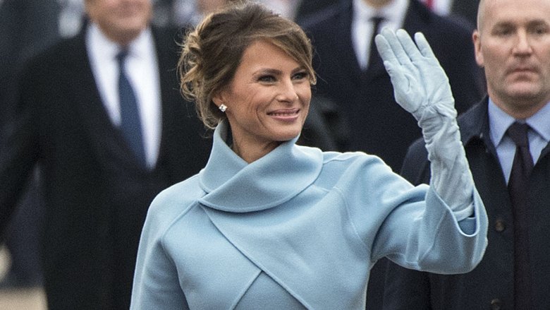 Melania Trump at Donald Trump's 2017 inauguration